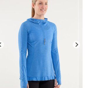 Lululemon Run In The Sun Pullover in Porcelaine Hoodie Womens Size 6